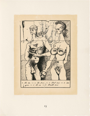 Lot 3077, Auction  122, Dalí, Salvador, Les métamorphoses érotiques