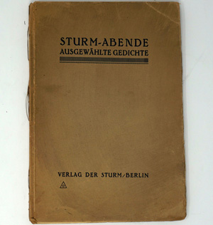 Lot 3351, Auction  122, Sturm-Abende, Ausgewählte Gedichte