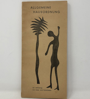 Lot 3487, Auction  122, Kerfin, Gerhard und Monte Cruce - Illustr., Allgemeine Hausordnung 