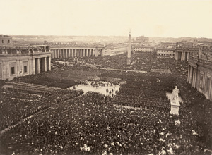 Altobelli, Gioacchino, Pope Pius IX blessing his troops for the last time before the capture of Rome April 25, 1870