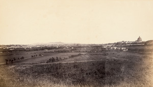 Lot 4012, Auction  122, Anderson, James and Unknown, Panoramic view of Rome from Monte Mario; View of Rome over the Tiber River from Monte Avetino