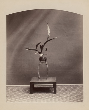 Los 4048 - Matsuchi, Nakajima - Japanese bronze vases and flower arrangements  - 0 - thumb