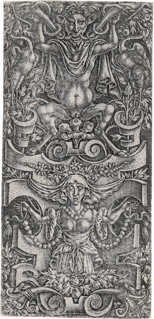 Lot 5056, Auction  122, Cesena, Peregrino da - zugeschrieben, Umkreis. Ornamentpaneel mit Satan und Heronen
