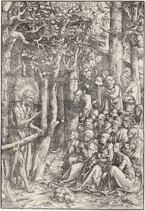 Lot 5060, Auction  122, Cranach d. Ä., Lucas, Die Predigt Johannes des Täufers
