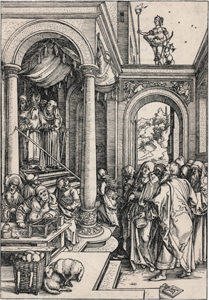 Lot 5079, Auction  122, Dürer, Albrecht, Die Darstellung im Tempel