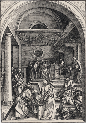 Lot 5080, Auction  122, Dürer, Albrecht, Der zwölfjährige Jesus im Tempel