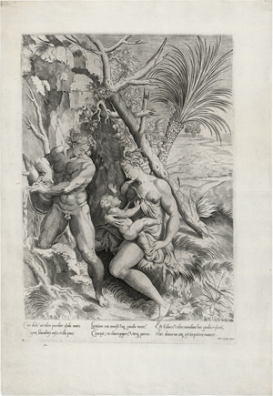 Los 5090 - Fagiuoli, Girolamo - Adam und Eva mit dem Knaben Abel - 0 - thumb