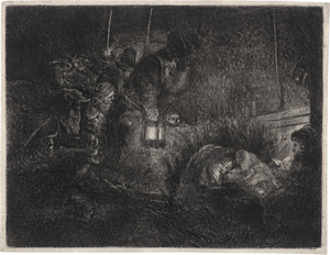 Los 5177 - Rembrandt Harmensz. van Rijn - Die Anbetung der Hirten bei Laternenschein - 0 - thumb