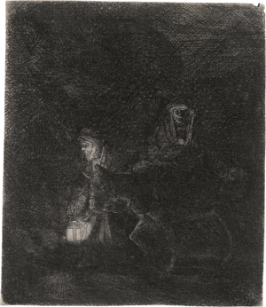 Los 5178 - Rembrandt Harmensz. van Rijn - Die Flucht nach Ägypten, Nachtstück - 0 - thumb