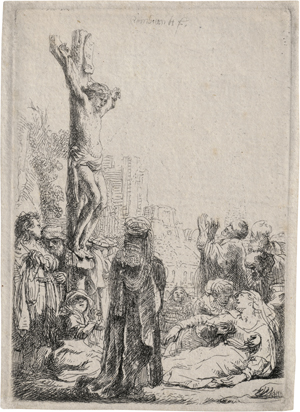 Los 5181 - Rembrandt Harmensz. van Rijn - Christus am Kreuze (kleine Platte) - 0 - thumb