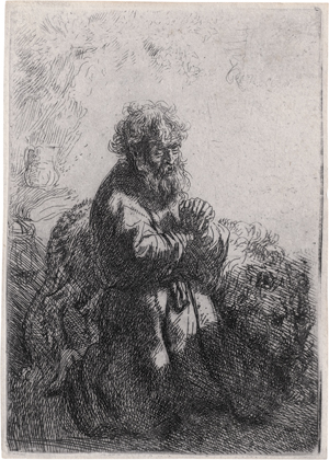 Los 5188 - Rembrandt Harmensz. van Rijn - Der hl. Hieronymus im Gebet, nach unten blickend - 0 - thumb