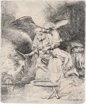 Los 5196 - Rembrandt Harmensz. van Rijn - nach. Abrahams Opfer - 0 - thumb