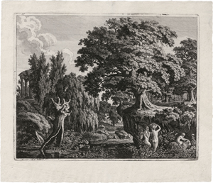 Lot 5299, Auction  122, Kolbe, Carl Wilhelm, Arkadische Landschaft mit Rundtempel