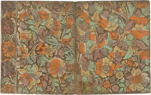 Lot 5367, Auction  122, Brokatpapier, Meyer, Johann Wilhelm: Größere Ranken mit Blüten und Traubenfrüchten