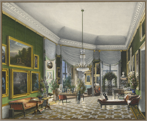 Lot 5389, Auction  122, Biermann, Karl Eduard - nach, Grünes Wohnzimmer der Kronprinzessin Elisabeth im Berliner Schloss