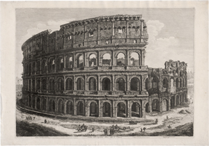Lot 5442, Auction  122, Rossini, Luigi, Vier Ansichten von Rom