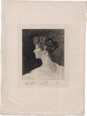 Lot 5491, Auction  122, Paczka-Wagner, Cornelia, Portrait der Nadine von Radowitz