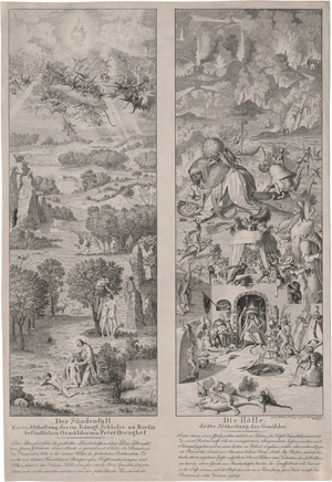 Lot 5532, Auction  122, Bruegel d. Ä., Pieter - nach, Der Sündenfall. Die Hölle