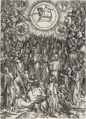 Los 5557 - Dürer, Albrecht - Lobgesang der Auserwählten im Himmel - 0 - thumb