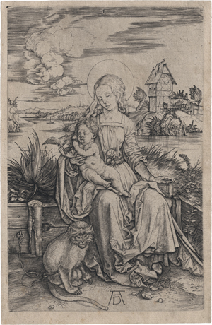 Los 5568 - Dürer, Albrecht - Maria und die Meerkatze - 0 - thumb