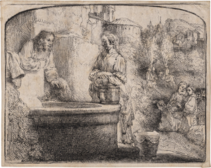 Los 5671 - Rembrandt Harmensz. van Rijn - Christus und die Samariterin - 0 - thumb