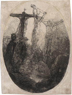 Los 5672 - Rembrandt Harmensz. van Rijn - Christus am Kreuz zwischen den Schächern - 0 - thumb