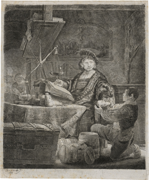 Los 5683 - Rembrandt Harmensz. van Rijn - Jan Uytenbogaert, der Goldwäger - 0 - thumb