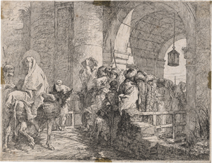 Los 5703 - Tiepolo, Giovanni Domenico - Die Hl. Familie bei einem Stadttor - 0 - thumb