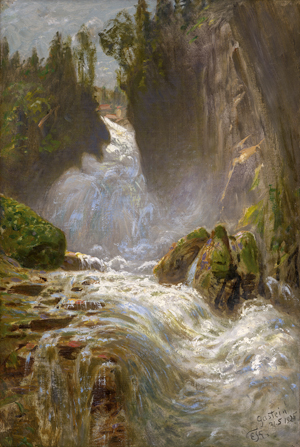 Lot 6080, Auction  122, Koerner, Ernst Carl Eugen, Die Wasserfälle von Bad Gastein