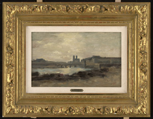 Los 6107 - Lépine, Stanislas - "La Seine et Notre-Dame, vue prise du Quai de Bercy": Blick auf die Kathedrale Notre-Dame in Paris - 1 - thumb