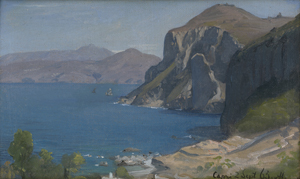 Lot 6143, Auction  122, Hertel, Albert, Blick auf die Küste von Capri