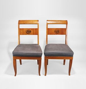 Lot 6320, Auction  122, Stuhlpaar, Zwei Stühle aus der Goethezeit