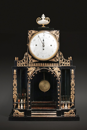 Lot 6326, Auction  122, Uhr, Wiener Portaluhr des Empire