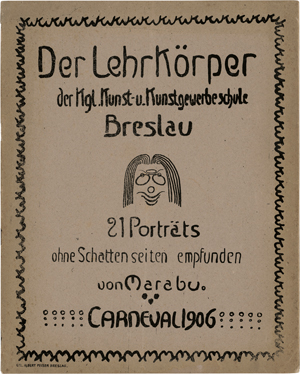 Lot 6359, Auction  122, Krain, Willibald, Der Lehrkörper der Kgl. Kunst- u. Kunstgewerbeschule Breslau