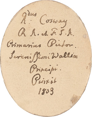 Los 6482 - Cosway, Richard - Miniatur Portrait des Digby Hamilton, in blauer Jacke, vor Wolkenhimmel - 1 - thumb