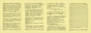 Lot 7167, Auction  122, Darboven, Hanne, Aufzeichnung 25.3.1975, 3.11.1975, 23.4.1976, Kalenderblatt 1975 