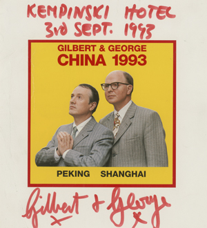 Lot 7191, Auction  122, Gilbert & George, China