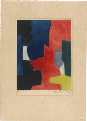 Los 8148 - Poliakoff, Serge - Composition in red, blue, yellow - 1 - thumb