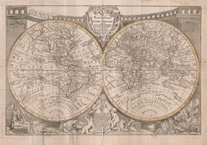 Los 4 - Cluet, Jean Baptiste Louis - Mappemonde ou globe terestre - 0 - thumb