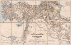 Lot 65, Auction  123, Kiepert, Henri, Nouvelle carte générale des provinces Asiatiques de l'Empire Ottoman