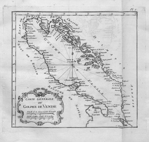 Los 81 - Bellin, Jacques Nicolas - Description géographique du Golfe de Venise et de la Morée - 1 - thumb
