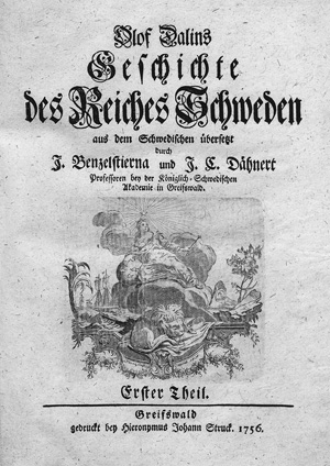 Lot 92, Auction  123, Dalin, Olof,  Geschichte des Reiches Schweden. 4 Bände