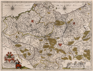 Los 240 - Janssonius, Johannes - Brandenburgum Marchionatus, cum Ducatibus, Pomeraniae et Meklenburgi - 0 - thumb