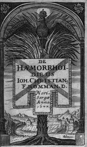 Los 309 - Frommann, Johann Christian - Tractatus singularis de haemorrhoidibus - 0 - thumb