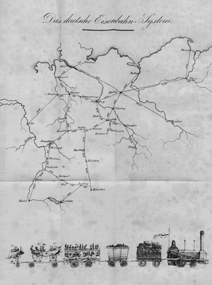 Lot 425, Auction  123, List, Friedrich, Über ein sächsisches Eisenbahn-System