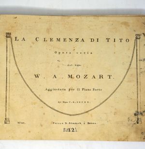 Los 567 - Mozart, Wolfgang Amadeus und Neefe, Christian Gottlob - La Clemenza di Tito & Die Entführung aus dem Serail. Zwei Klavierauszüge - 0 - thumb