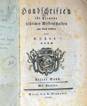 Los 597 - Linden, Maximilian Joseph Freiherr von - Handschriften für Freunde geheimer Wissenschaften - 1 - thumb
