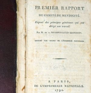 Lot 644, Auction  123, La Rochefoucauld-Liancourt, F. A. F., Plan de travail du comité