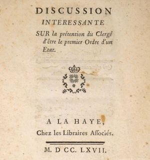 Lot 654, Auction  123, Puységur, J.-F.-M. de Chastenet de,  Discussion interessante sur la prétention 