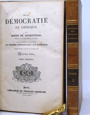 Lot 671, Auction  123, Tocqueville, Alexis de, De la démocratie en Amerique. Quatrième édition